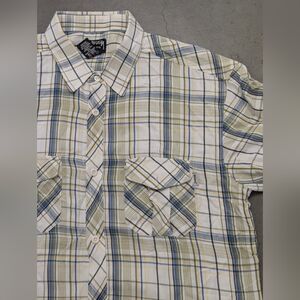 *Stussy Short Sleeve Button Down Shirt, X-Large